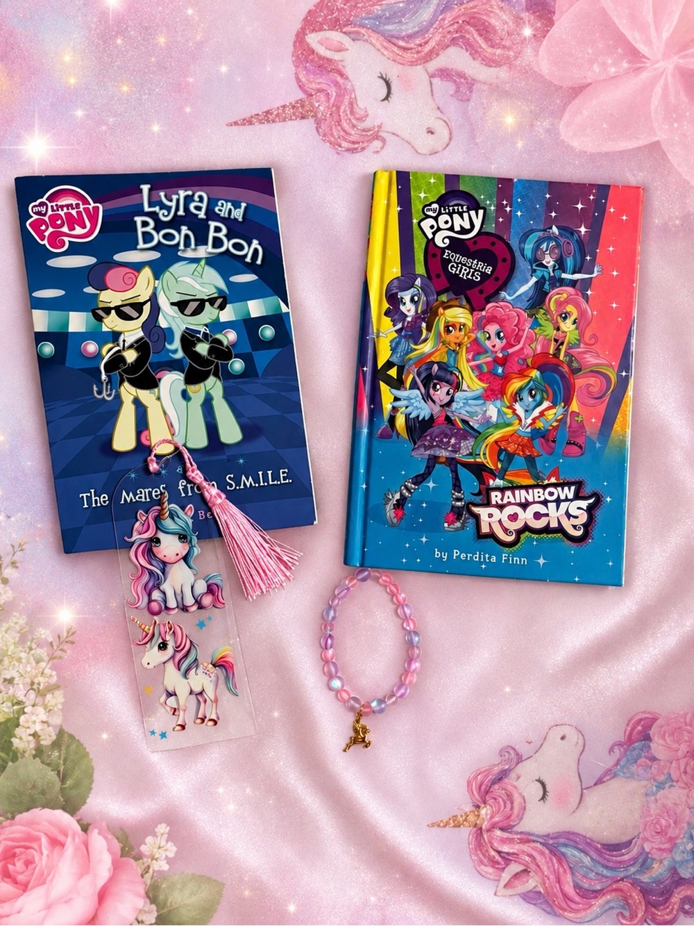 Unicorn show fandom vibes handcrafted bundle with books! 🦄